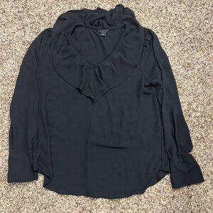 Ann Taylor Ruffled Blouse - Women's Size S - Preowned - 2172